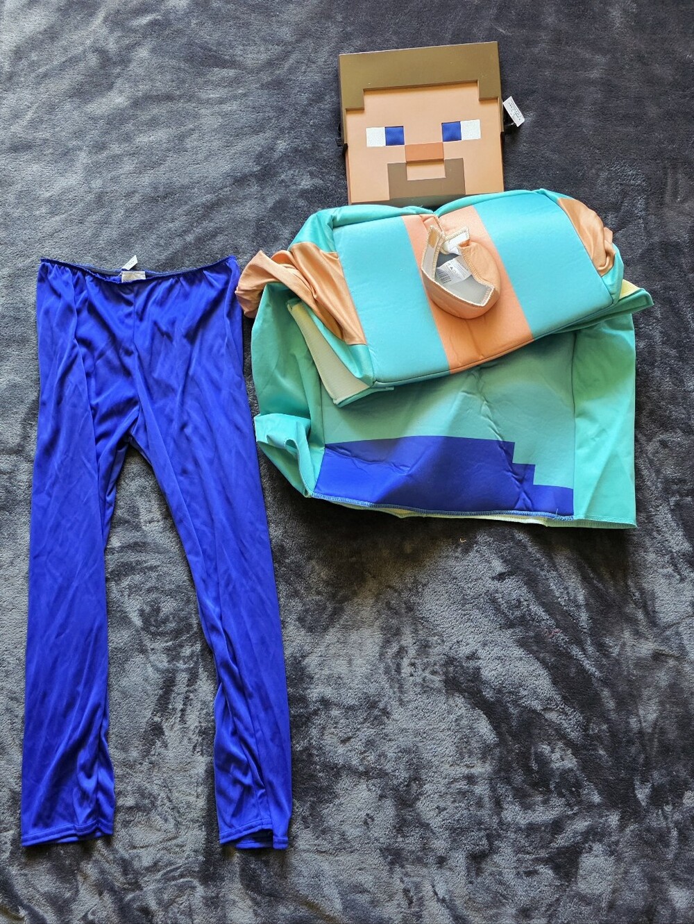 New Steve Sustainable Minecraft Mojang Game Halloween Child complete Costume s 8